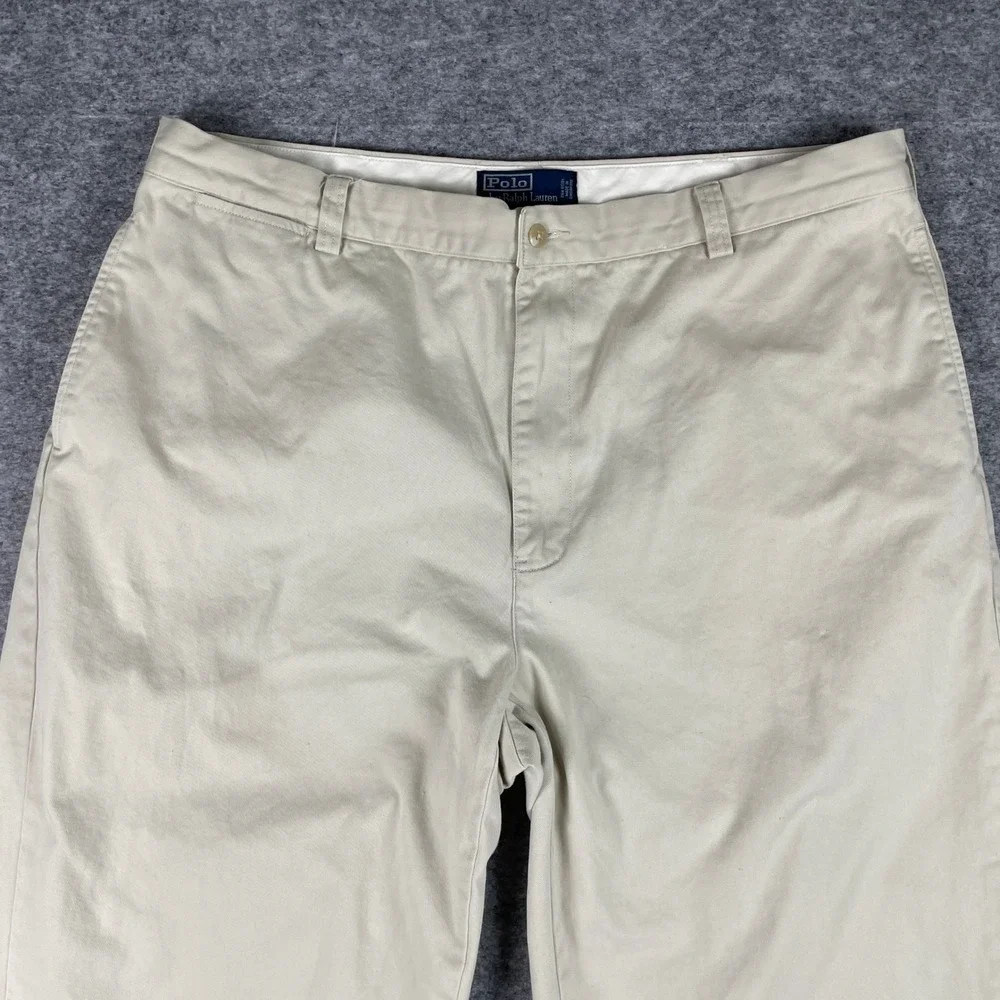 Polo Ralph Lauren Chino Pants Mens 40x32 (Fits 38x31) Tan Philip Classic Twill